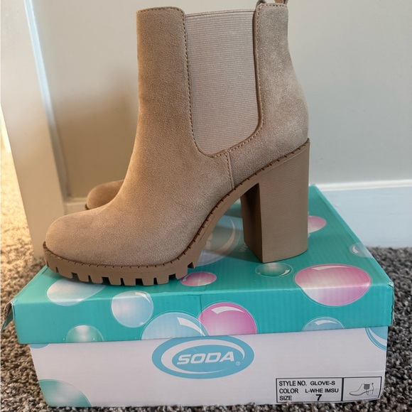 Soda Glove Ankle boot Chunky heel - Picture 7 of 7